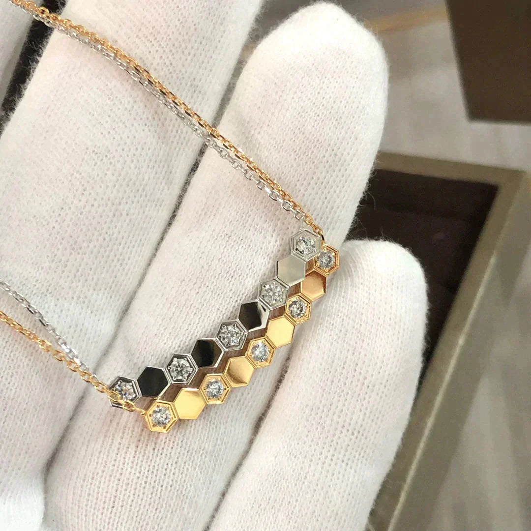 [Charm Aries Jewelry]BEE LOVE NECKLACE DIAMOND