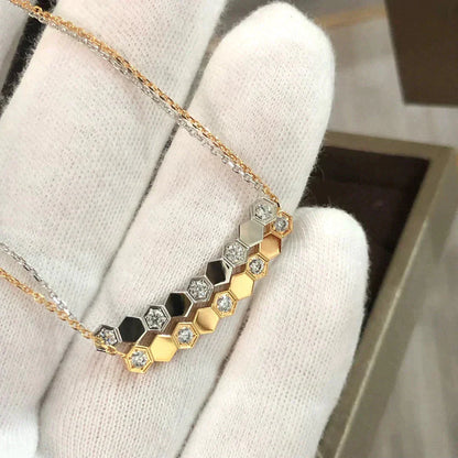 [Charm Aries Jewelry]BEE LOVE NECKLACE DIAMOND
