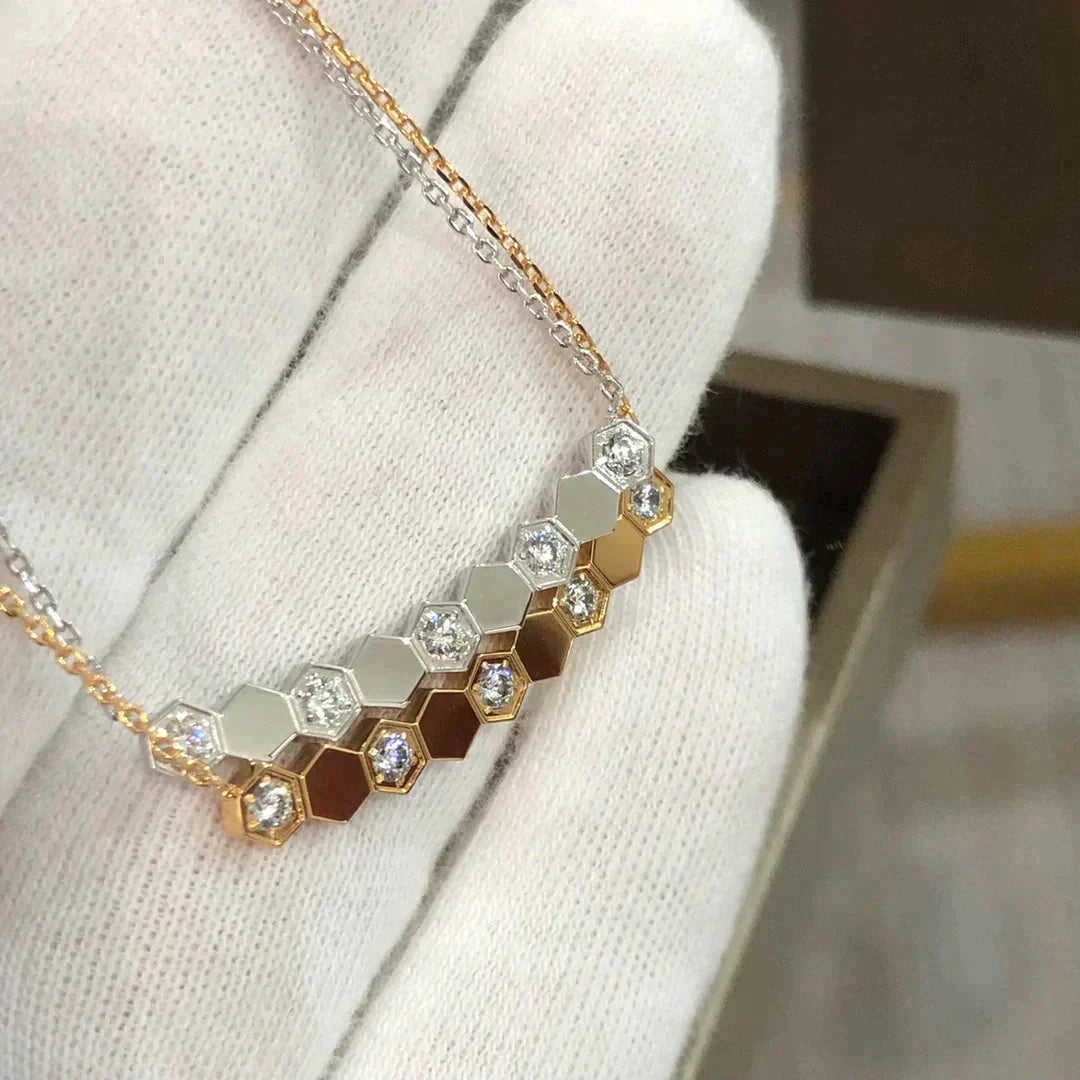 [Charm Aries Jewelry]BEE LOVE NECKLACE DIAMOND