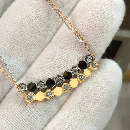[Charm Aries Jewelry]BEE LOVE NECKLACE DIAMOND