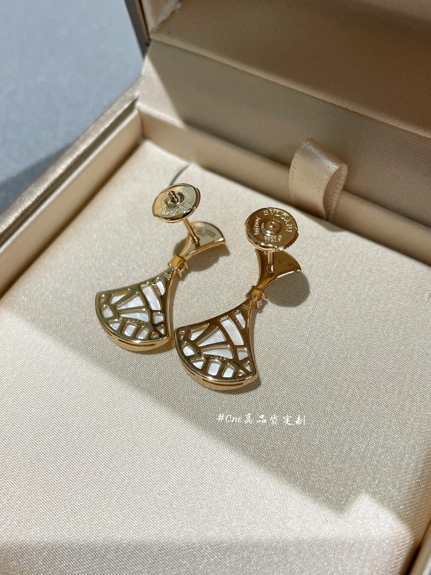 [Charm Aries Jewelry]DREAM MOP 1 DIAMOND EARRINGS