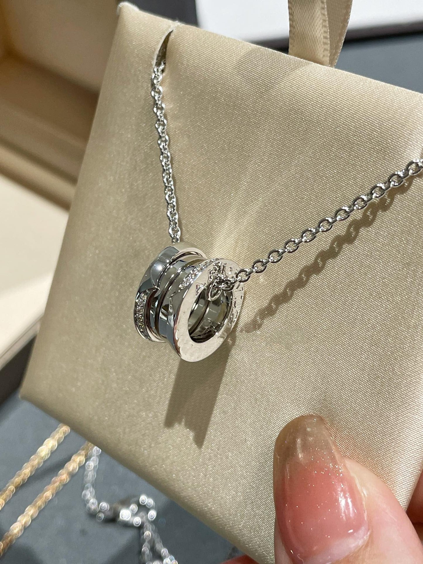 [Charm Aries Jewelry]ZERO 1 NECKLACE DIAMOND