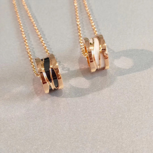 [Charm Aries Jewelry]ZERO 1 NECKLACE PINK GOLD