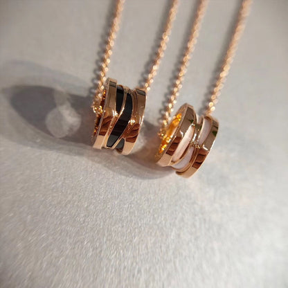 [Charm Aries Jewelry]ZERO 1 NECKLACE PINK GOLD