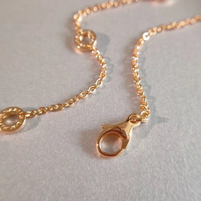 [Charm Aries Jewelry]ZERO 1 NECKLACE PINK GOLD