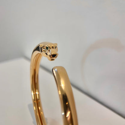 [Charm Aries Jewelry]PANTHERE GOLD OPEN BRACELET