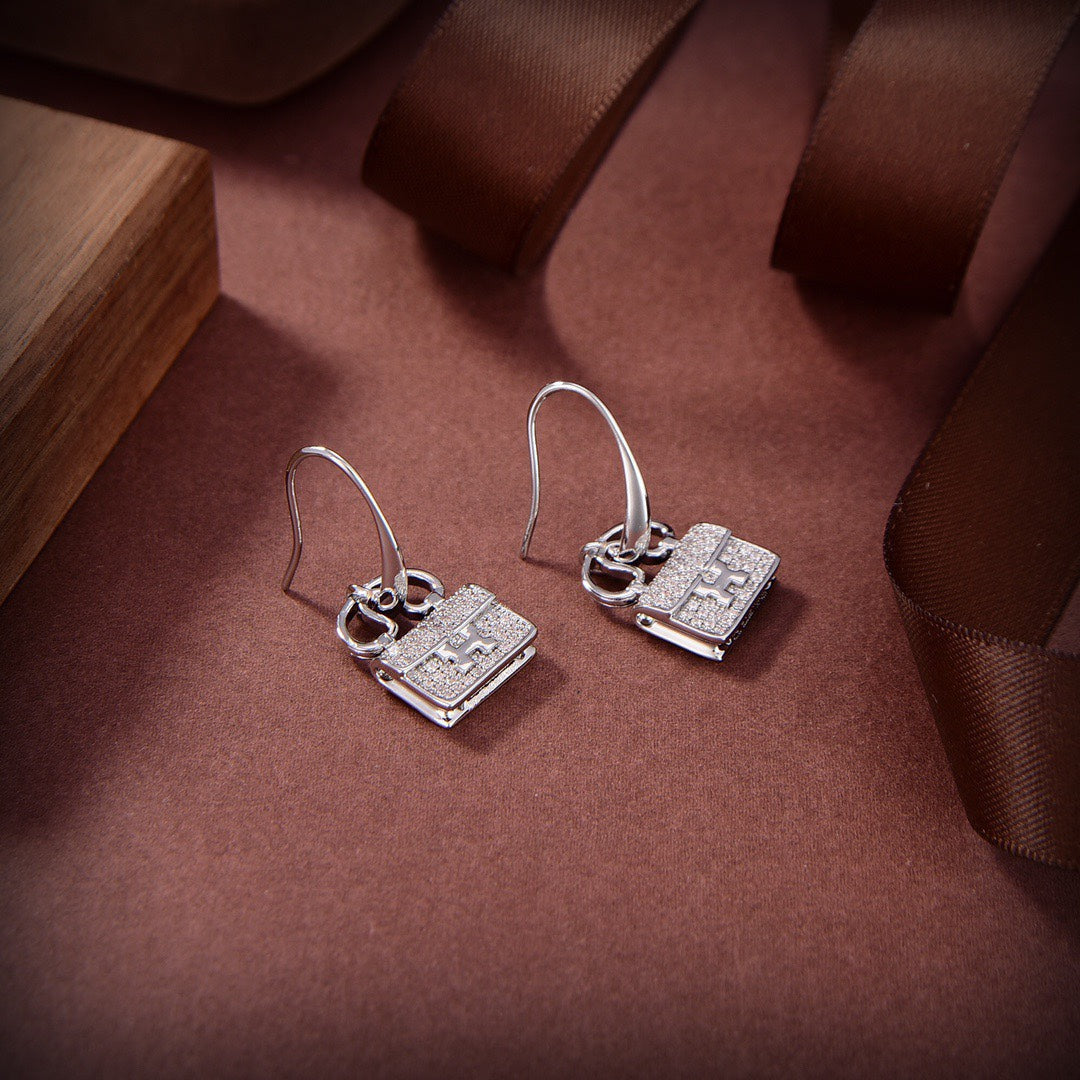 [Charm Aries Jewelry]KELLY DIAMOND EARRINGS