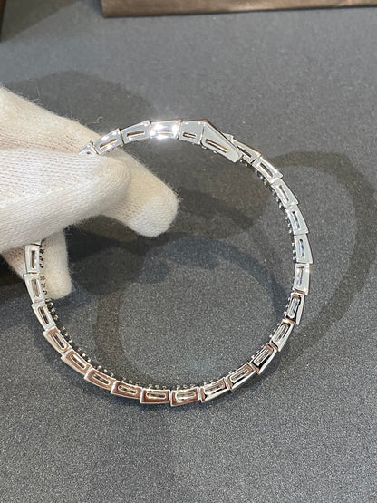 [Charm Aries Jewelry]SERPENTI BRACELET DIAMONDS SILVER