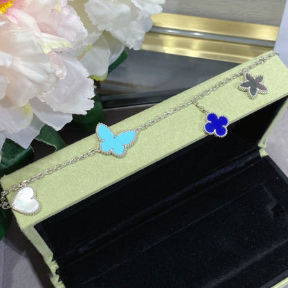 [Charm Aries Jewelry]LUCKY SPRING SILVER BRACELET 4 MOTIF