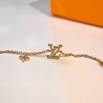[Charm Aries Jewelry]LOGO STAR MOTIF GOLD BRACELET