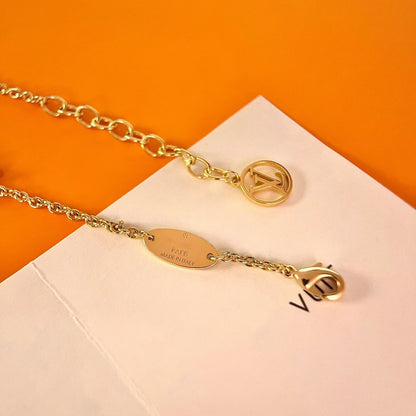 [Charm Aries Jewelry]LOGO STAR MOTIF GOLD BRACELET
