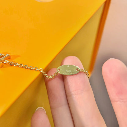 [Charm Aries Jewelry]LOGO STAR MOTIF GOLD BRACELET