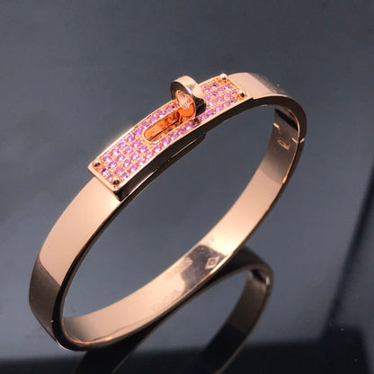 [Charm Aries Jewelry]KELLY BRACELET PINK DIAMOND