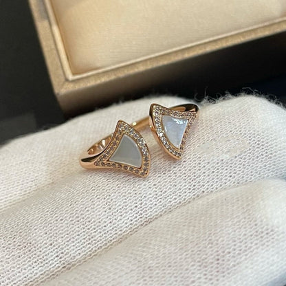 [Charm Aries Jewelry]DREAM MOP DIAMOND OPEN RING