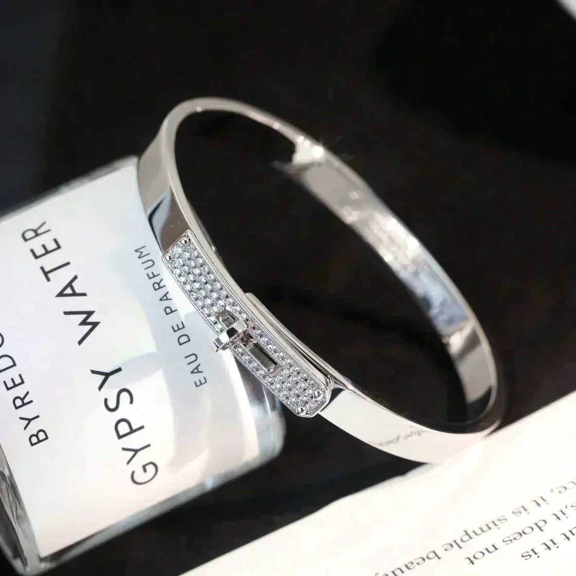 [Charm Aries Jewelry]KELLY SILVER DIAMOND BRACELET