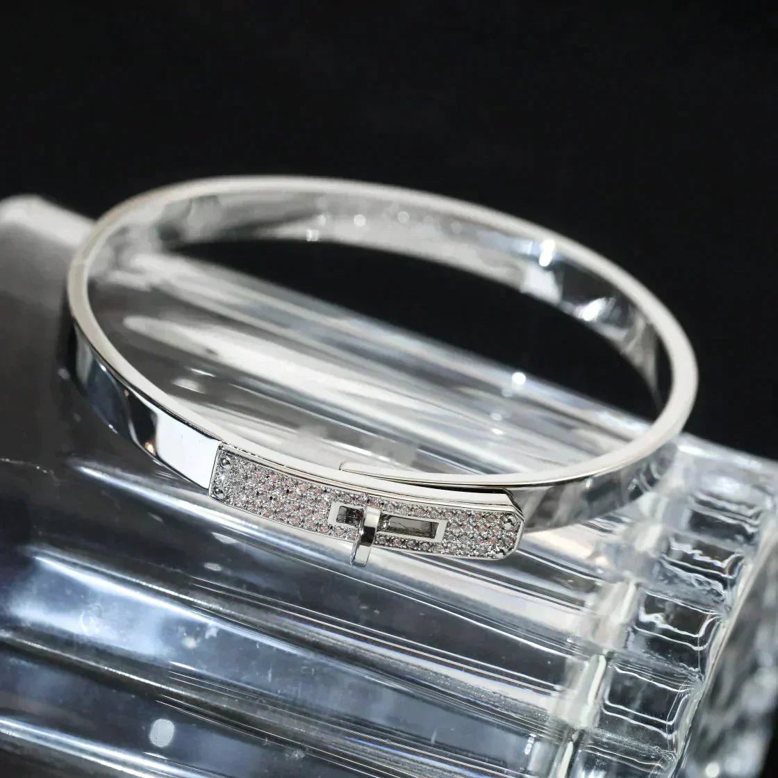 [Charm Aries Jewelry]KELLY SILVER DIAMOND BRACELET