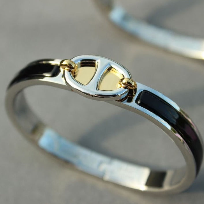 [Charm Aries Jewelry]CLIC CHAINE SILVER BRACELET