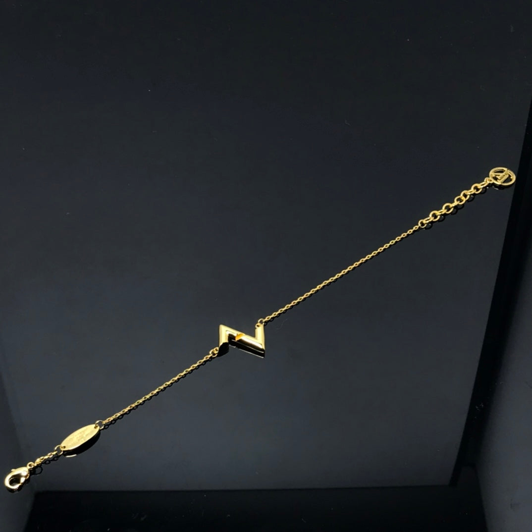 [Charm Aries Jewelry]VOLT LV LOGO BRACELET