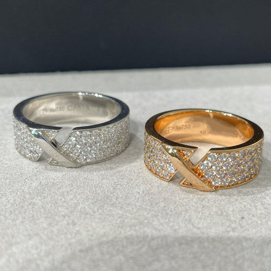 [Charm Aries Jewelry]LIENS EVIDENCE  DIAMOND PAVED RING