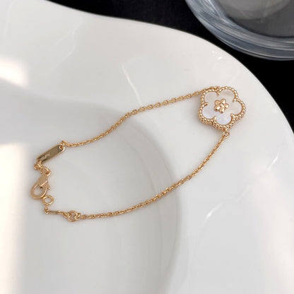 [Charm Aries Jewelry]LUCKY SPRING ROSE GOLD MOP BRACELET
