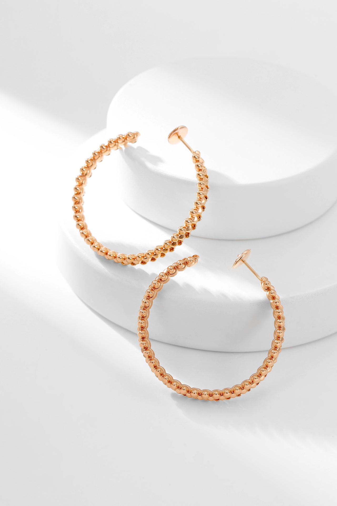 [Charm Aries Jewelry]CLASH HOOP EARRINGS