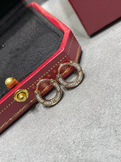 [Charm Aries Jewelry]LOVE DIAMOND EARRINGS