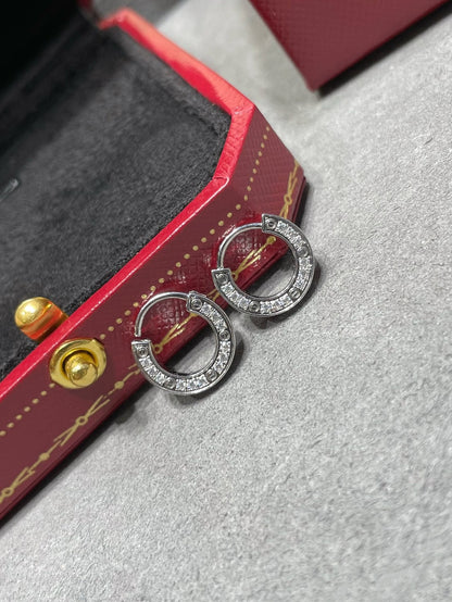 [Charm Aries Jewelry]LOVE DIAMOND EARRINGS