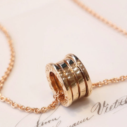 [Charm Aries Jewelry]ZERO 1 PINK GOLD NECKLACE