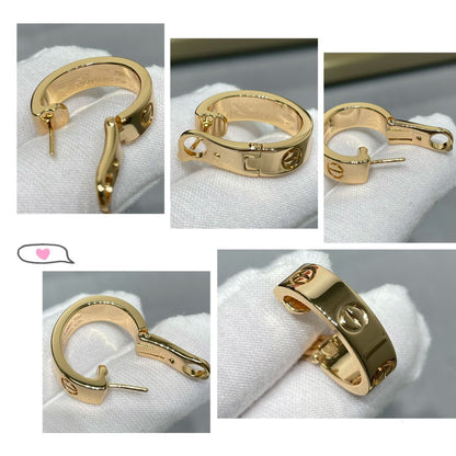 [Charm Aries Jewelry]LOVE 5.5MM EARRINGS