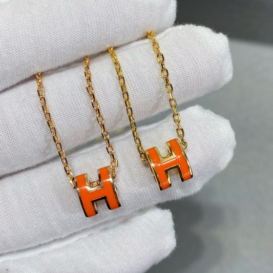 [Charm Aries Jewelry]MINI POP H NECKLACE