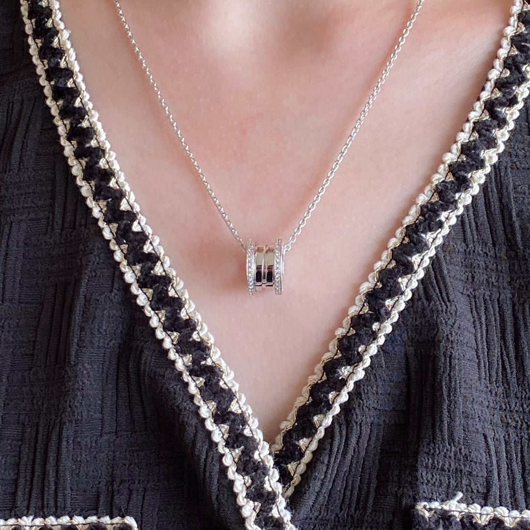 [Charm Aries Jewelry]ZERO 1 DIAMOND NECKLACE