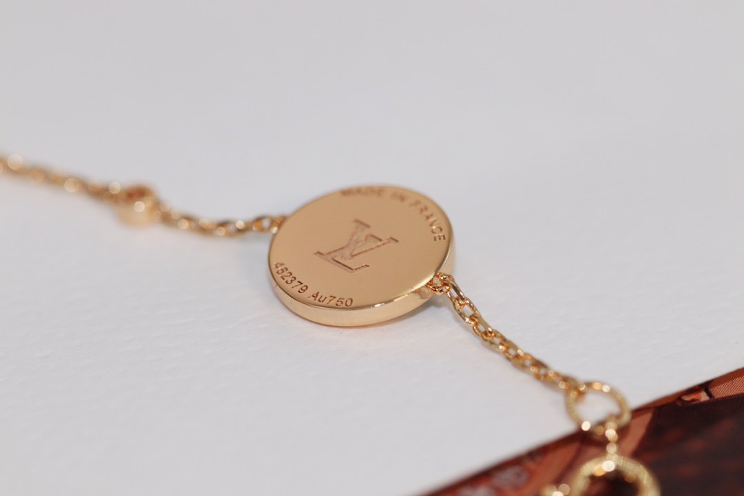[Charm Aries Jewelry]STAR AND SUN 4 MOTIF PINK GOLD MALACHITE BRACELET
