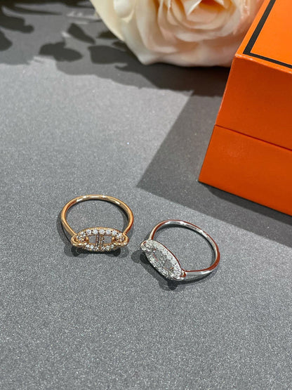 [Charm Aries Jewelry]RONDE SMALL DIAMOND RING