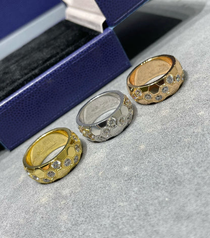 [Charm Aries Jewelry]BEE LOVE DIAMOND LARGE RING