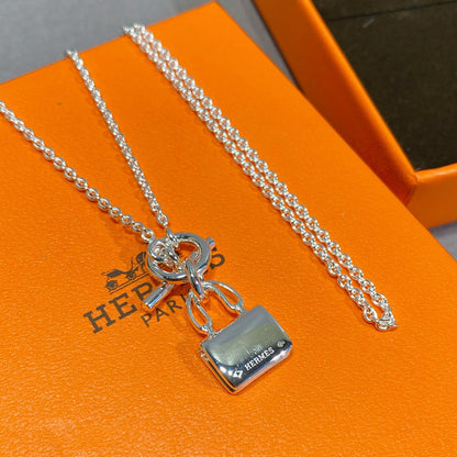 [Charm Aries Jewelry]CONSTANCE PEDANT SILVER NECKLACE