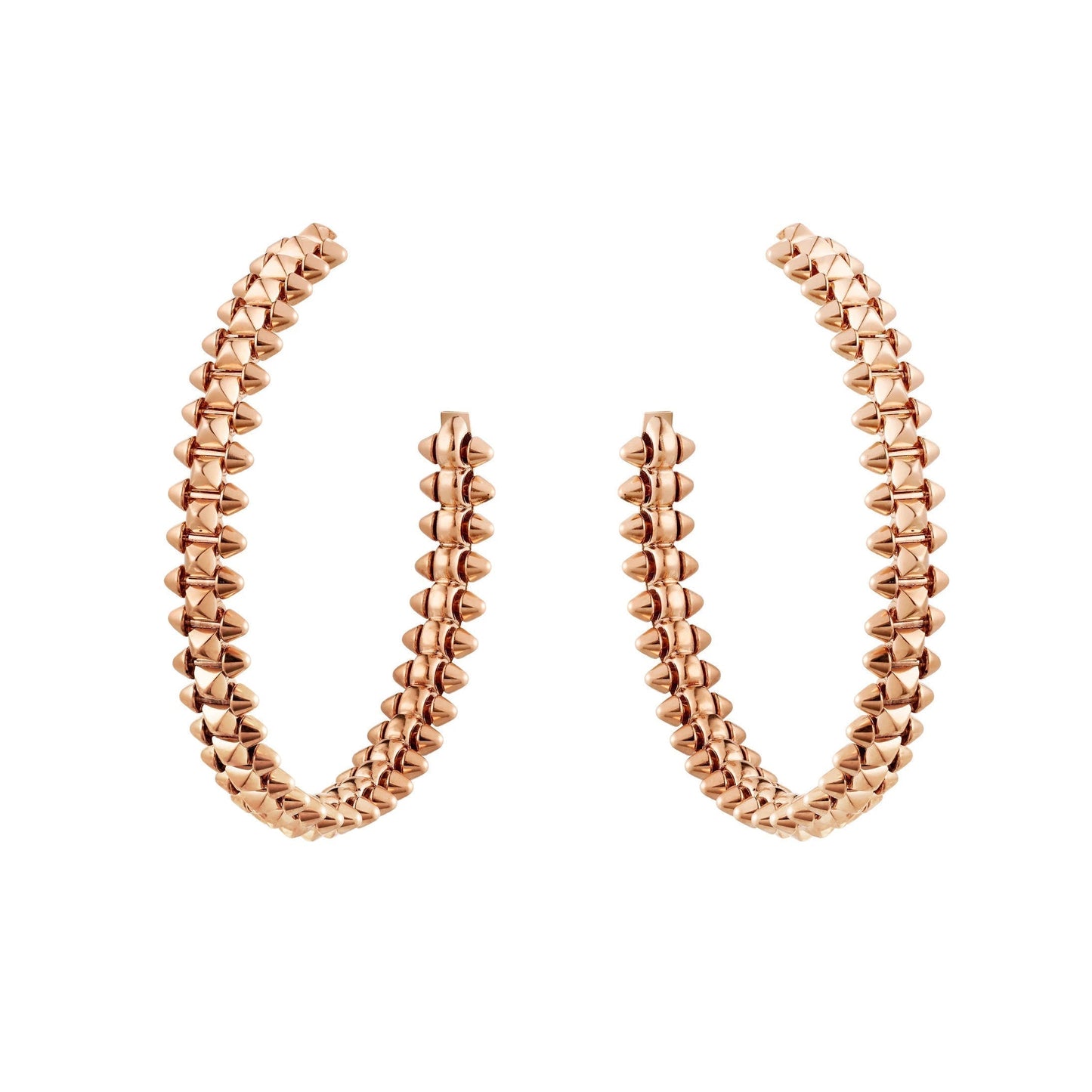 [Charm Aries Jewelry]CLASH LARGE HOOP EARRINGS