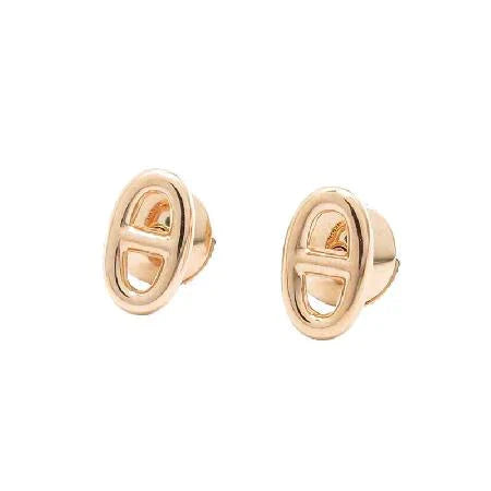 [Charm Aries Jewelry]CHAINE SMALL EARRINGS GOLD AND SILVER