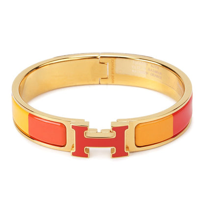 [Charm Aries Jewelry]H BRACELET ORANGE RAINBOW CERAMIC
