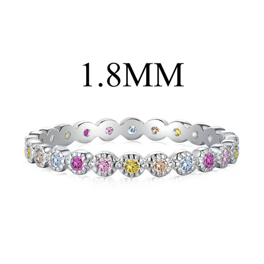 [Charm Aries Jewelry]Unique Scintillating Round Cut Daily Ring