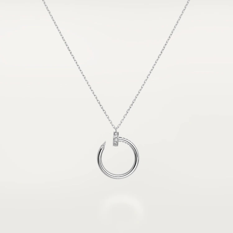 [Charm Aries Jewelry]JUSTE NECKLACE SILVER