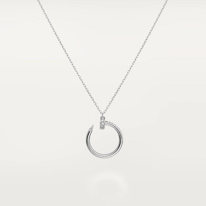 [Charm Aries Jewelry]JUSTE NECKLACE SILVER