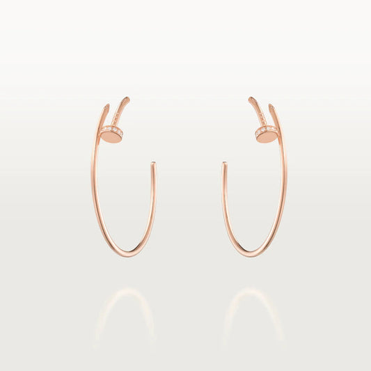 [Charm Aries Jewelry]JUSTE EARRINGS DIAMONDS 1.8MM