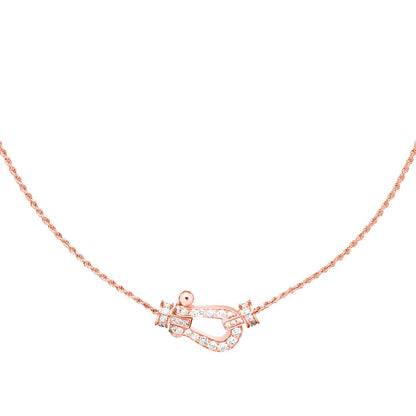 [Charm Aries Jewelry]FORCE 10 PINK GOLD DIAMOND NECKLACE