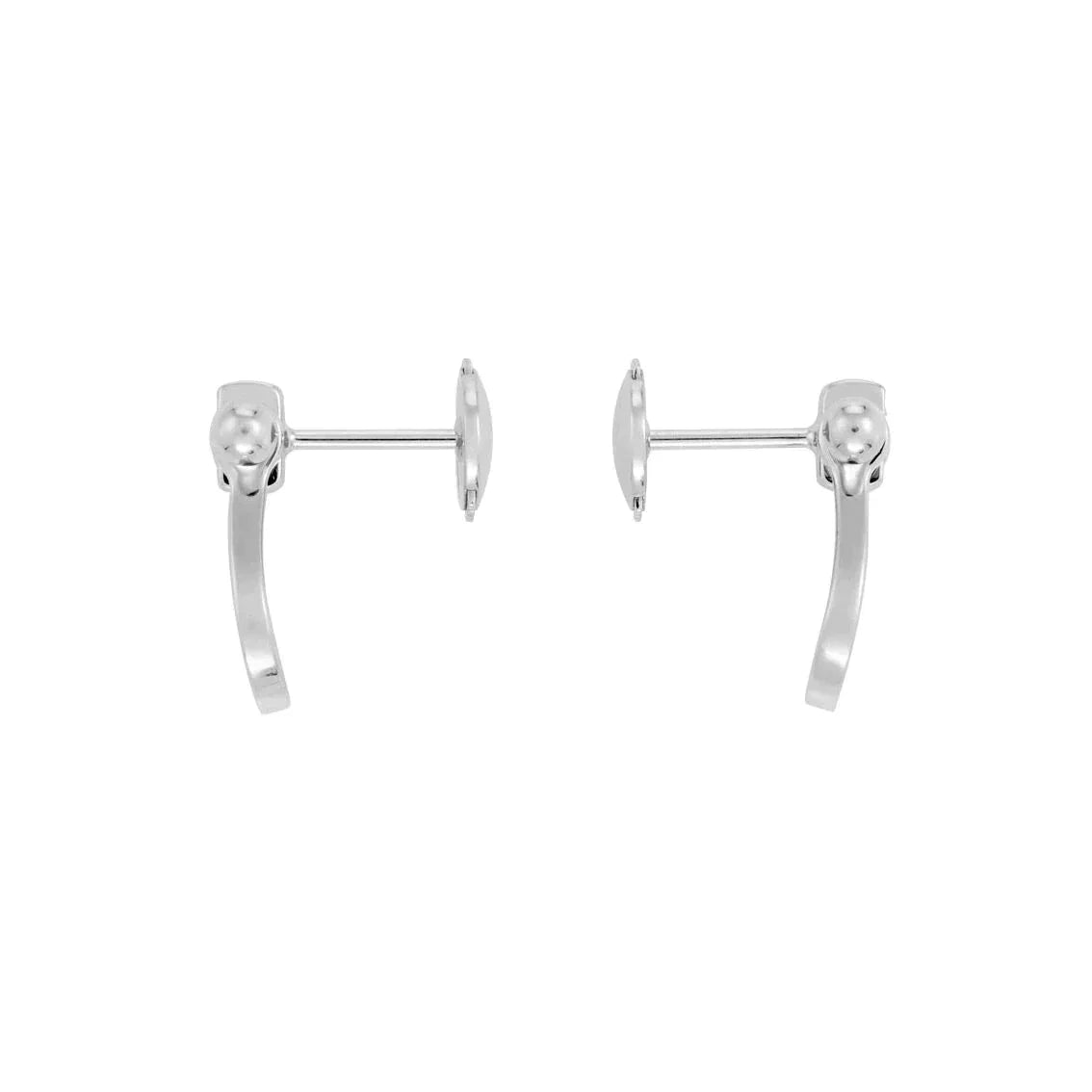 [Charm Aries Jewelry]FORCE 10 FULL DIAMOND STUD EARRINGS MINI MODEL