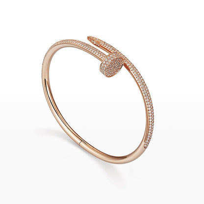 [Charm Aries Jewelry]JUSTE BRACELET 3.5MM ALL DIAMONDS