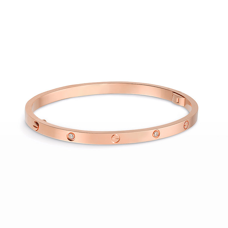 [Charm Aries Jewelry]LOVE BRACELET 3.65MM 6 DIAMONDS