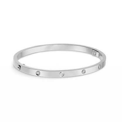 [Charm Aries Jewelry]LOVE BRACELET 3.65MM 6 DIAMONDS