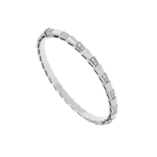 [Charm Aries Jewelry]SERPENTI BRACELET SILVER DIAMOND
