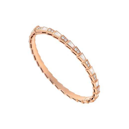 [Charm Aries Jewelry]SERPENTI BRACELET PINK GOLD MOP DIAMOND