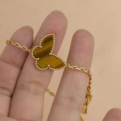 [Charm Aries Jewelry]LUCKY SPRING 5 MOTIF GOLD BRACELET